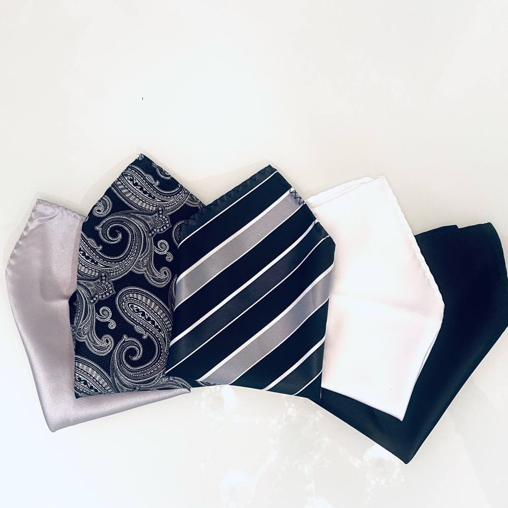 Pocket square handkerchief set